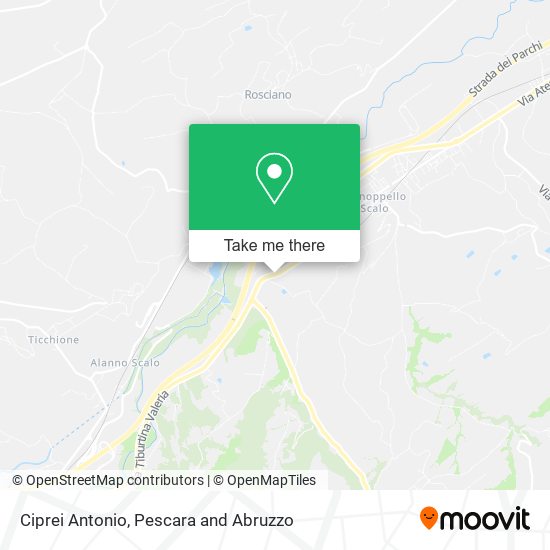Ciprei Antonio map