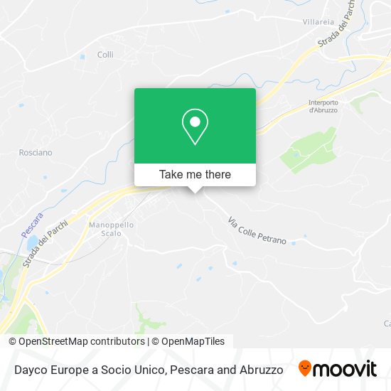 Dayco Europe a Socio Unico map