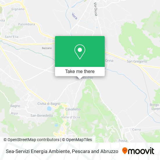 Sea-Servizi Energia Ambiente map