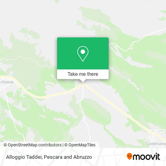 Alloggio Taddei map