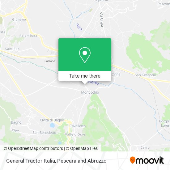 General Tractor Italia map