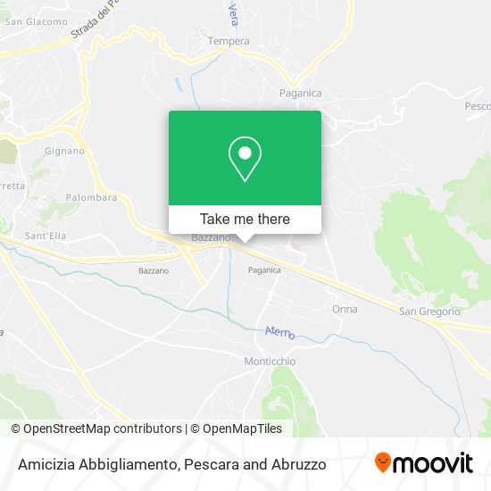 Amicizia Abbigliamento map