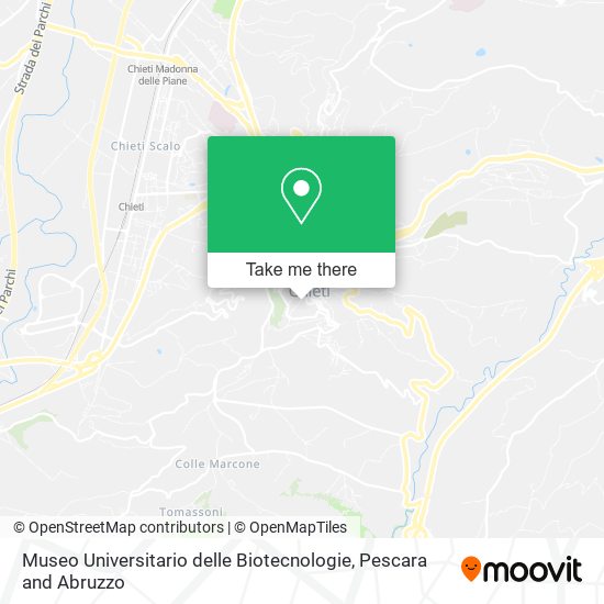 Museo Universitario delle Biotecnologie map