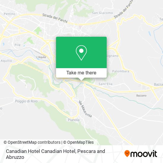 Canadian Hotel Canadian Hotel map