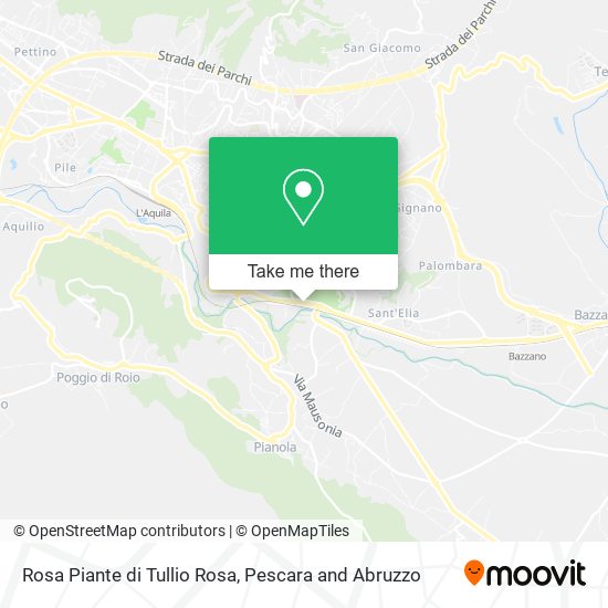 Rosa Piante di Tullio Rosa map