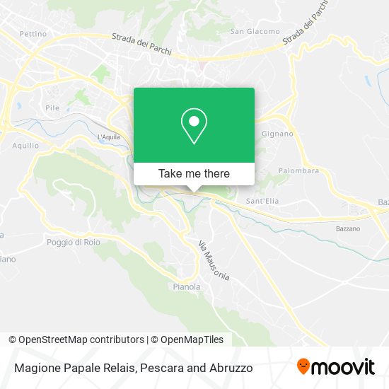 Magione Papale Relais map