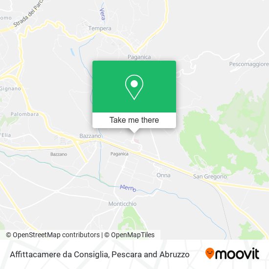 Affittacamere da Consiglia map