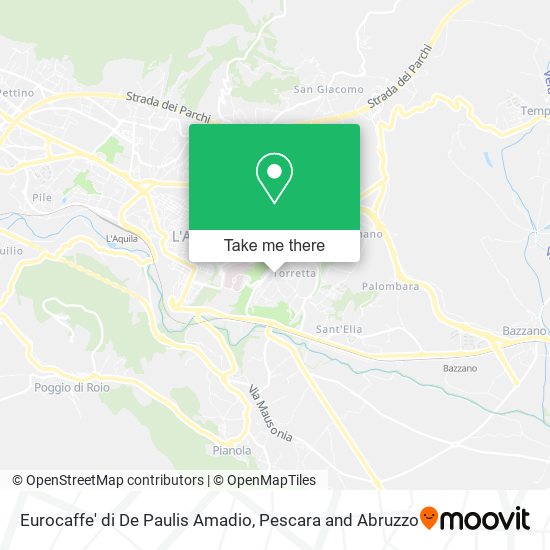 Eurocaffe' di De Paulis Amadio map