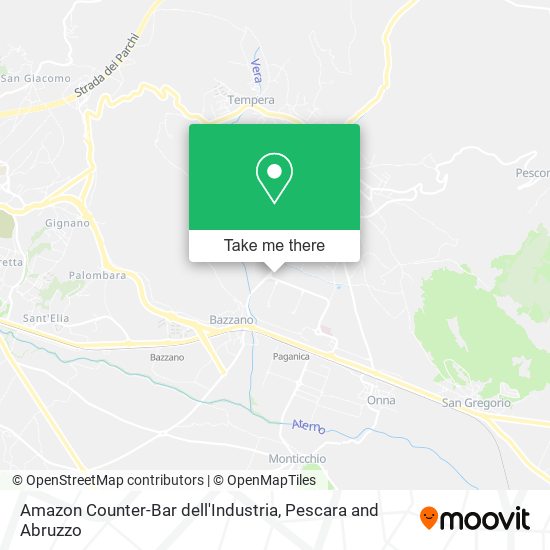Amazon Counter-Bar dell'Industria map