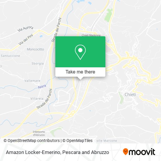 Amazon Locker-Emerino map