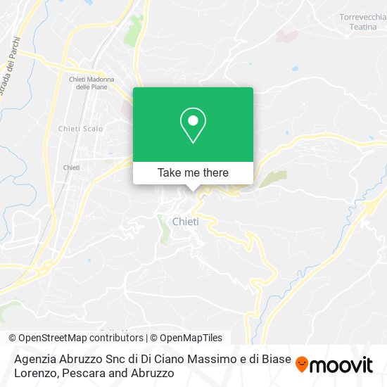 Agenzia Abruzzo Snc di Di Ciano Massimo e di Biase Lorenzo map