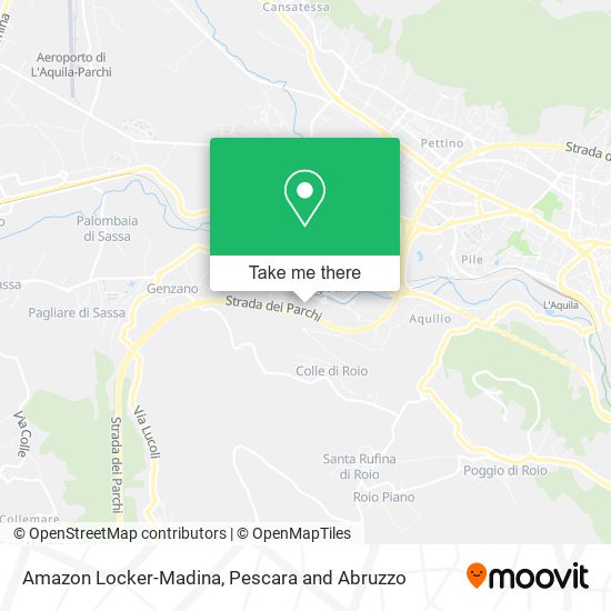 Amazon Locker-Madina map