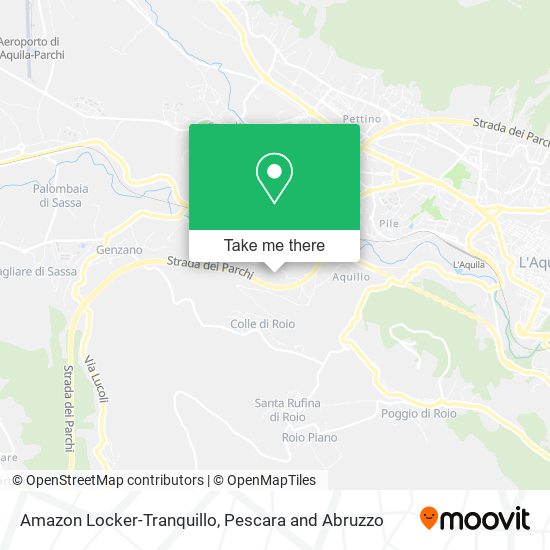 Amazon Locker-Tranquillo map