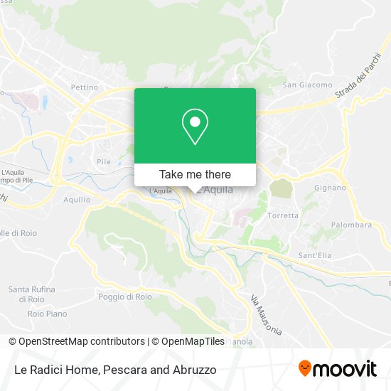 Le Radici Home map