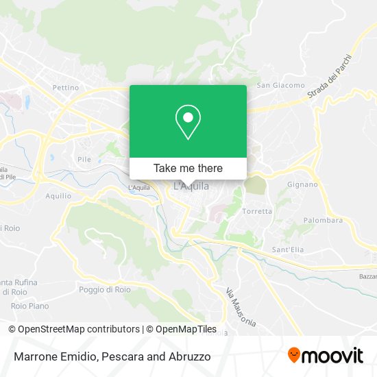 Marrone Emidio map