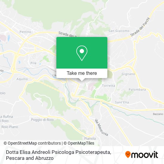 Dotta Elisa Andreoli Psicologa Psicoterapeuta map