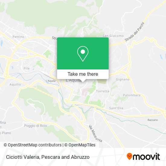Ciciotti Valeria map