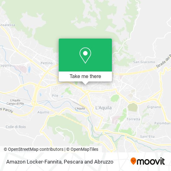 Amazon Locker-Fannita map