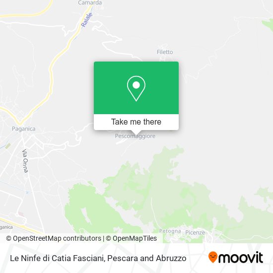 Le Ninfe di Catia Fasciani map