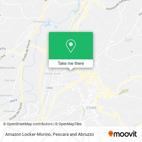 Amazon Locker-Morino map