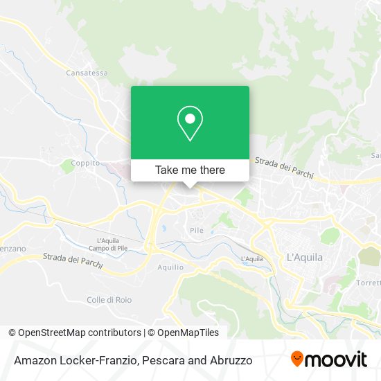 Amazon Locker-Franzio map