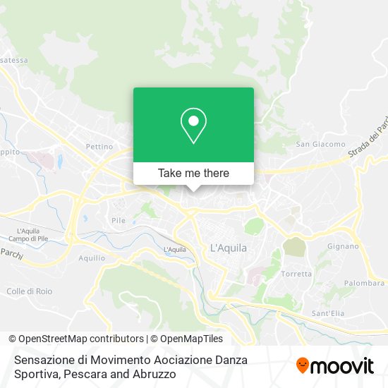 Sensazione di Movimento Aociazione Danza Sportiva map