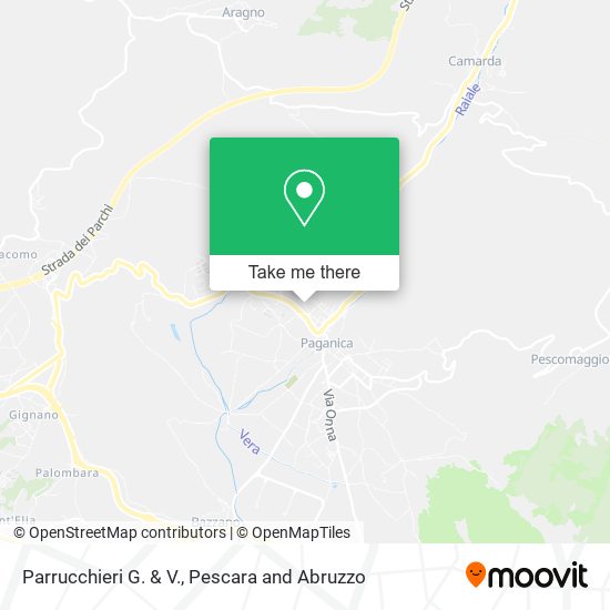 Parrucchieri G. & V. map