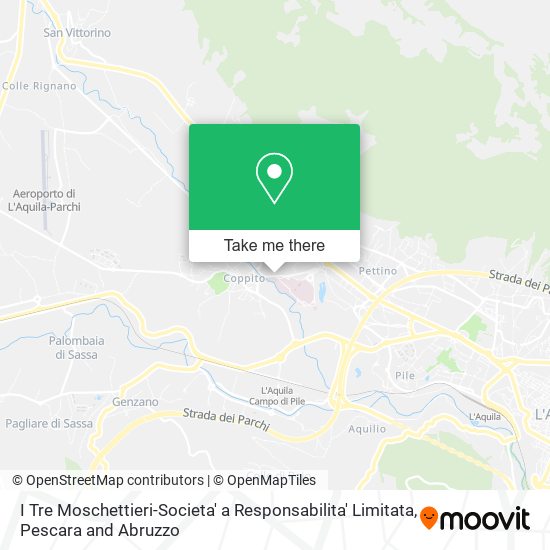 I Tre Moschettieri-Societa' a Responsabilita' Limitata map