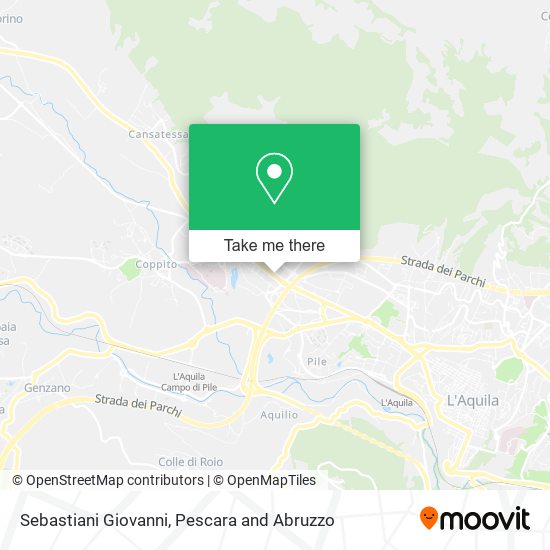 Sebastiani Giovanni map