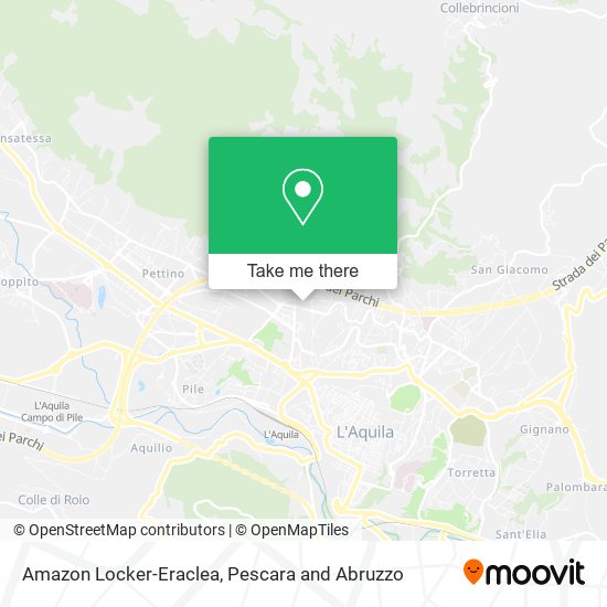 Amazon Locker-Eraclea map