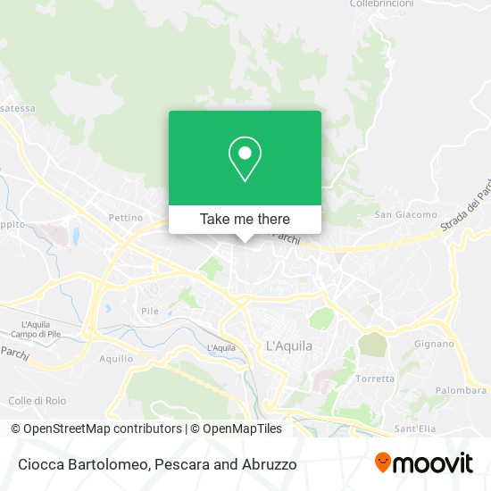 Ciocca Bartolomeo map
