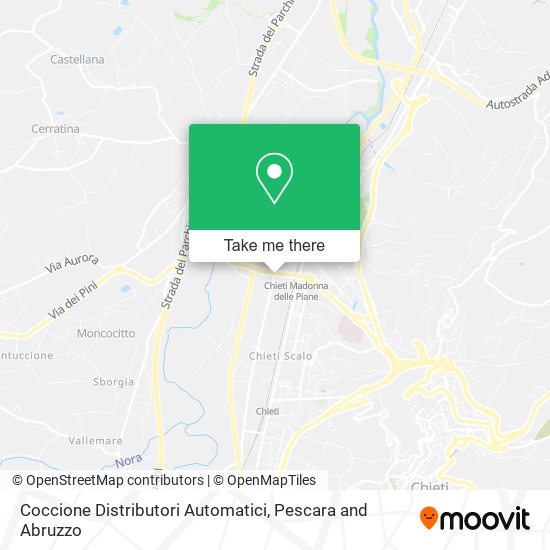 Coccione Distributori Automatici map