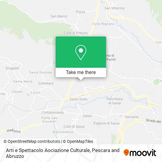 Arti e Spettacolo Aociazione Culturale map