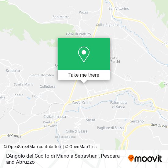 L'Angolo del Cucito di Manola Sebastiani map