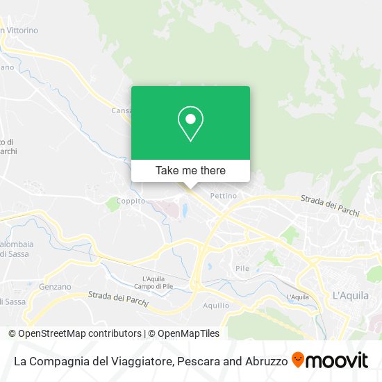 La Compagnia del Viaggiatore map