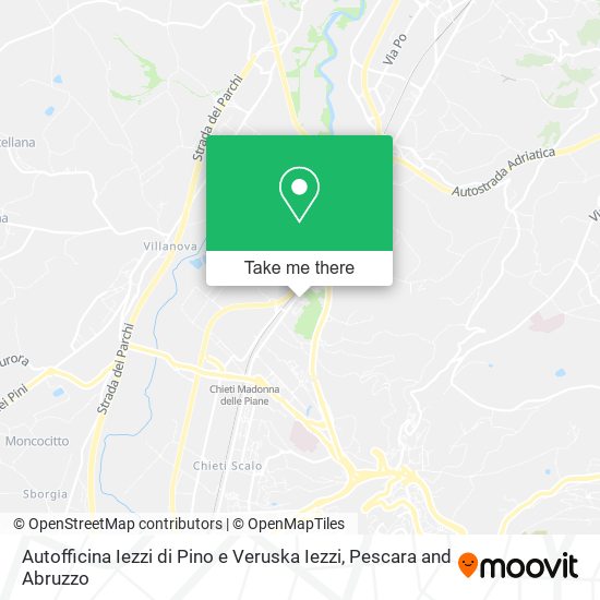 Autofficina Iezzi di Pino e Veruska Iezzi map