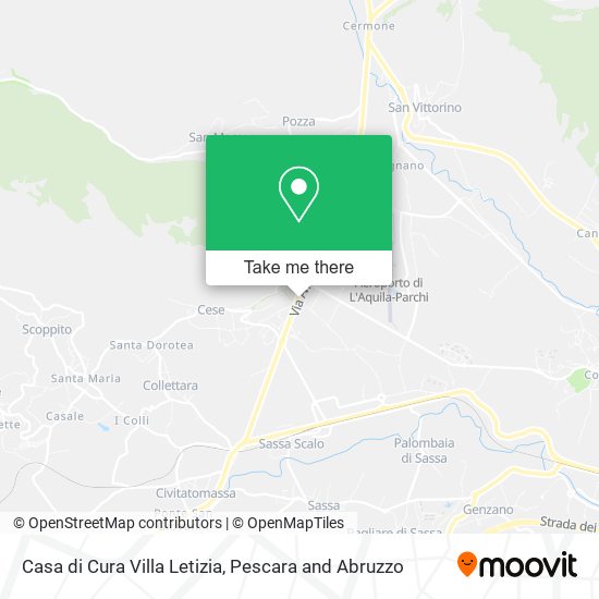 Casa di Cura Villa Letizia map