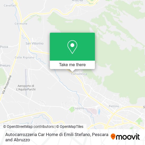 Autocarrozzeria Car Home di Emili Stefano map