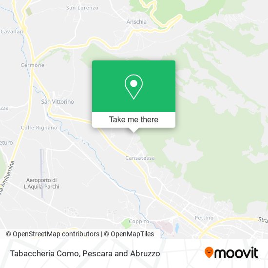 Tabaccheria Como map
