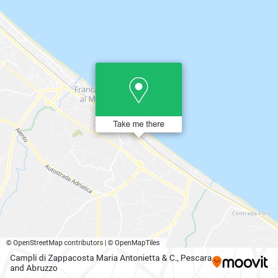 Campli di Zappacosta Maria Antonietta & C. map