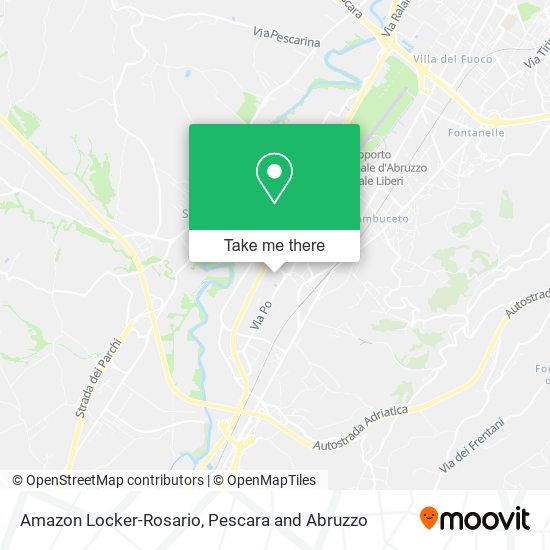 Amazon Locker-Rosario map