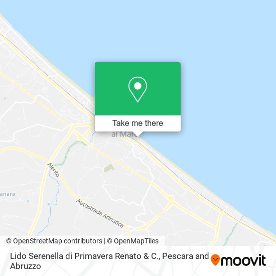 Lido Serenella di Primavera Renato & C. map