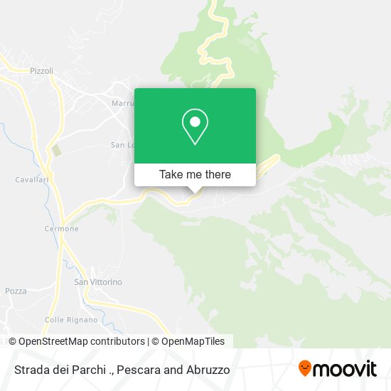 Strada dei Parchi . map