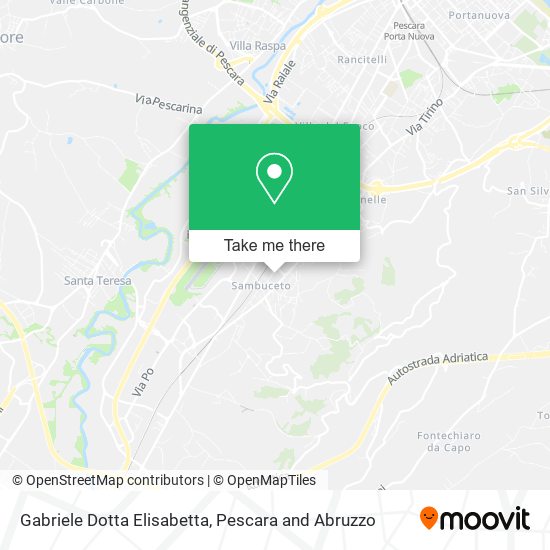 Gabriele Dotta Elisabetta map