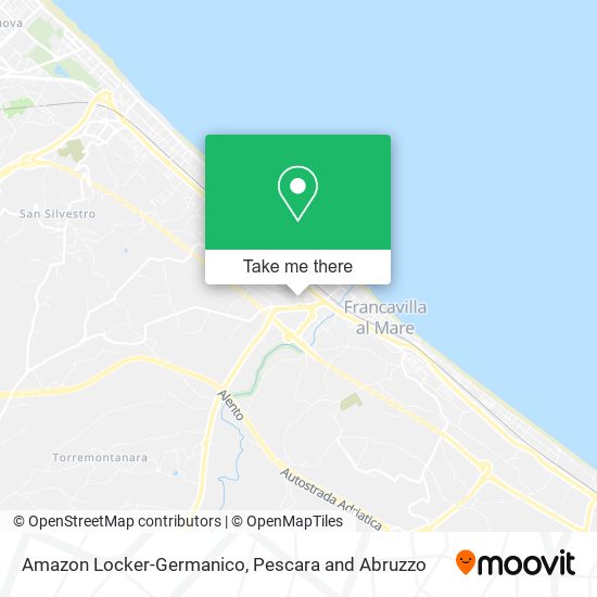 Amazon Locker-Germanico map