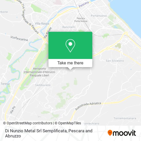 Di Nunzio Metal Srl Semplificata map