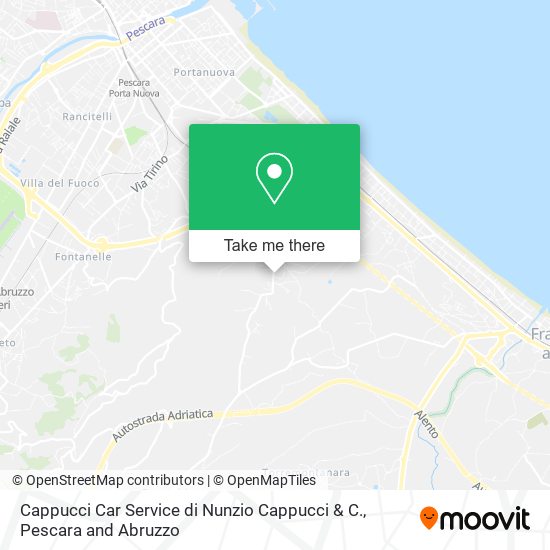 Cappucci Car Service di Nunzio Cappucci & C. map