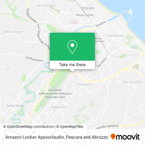 Amazon Locker-Appioclaudio map