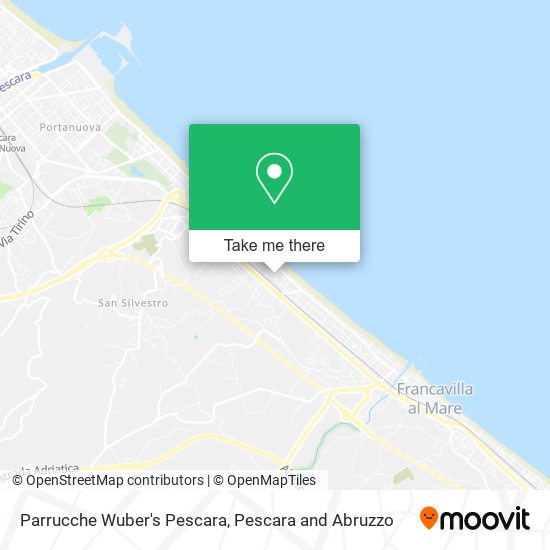 Parrucche Wuber's Pescara map