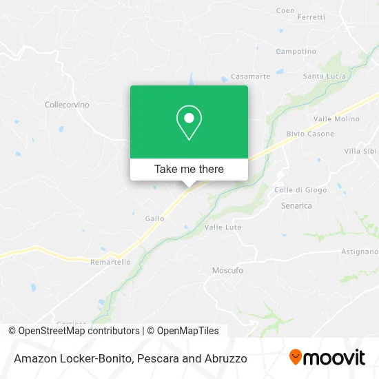 Amazon Locker-Bonito map